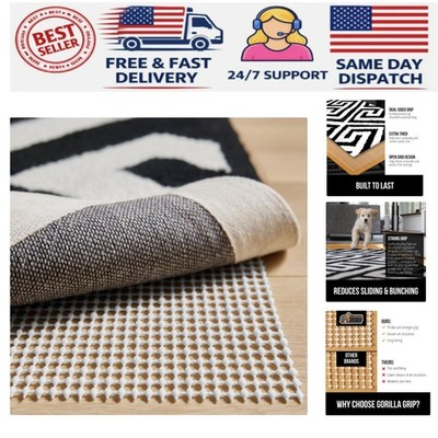 3x5 Rug Pad Gripper - Slip and Skid Resistant for Cozy Living Spaces