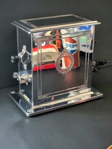 Antique Universal Landers Frary & Clark E7542 Chrome Art Deco Toaster