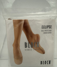 Bloch Eclipse Canvas Half- Shoes Beige /Nude Unisex Sz Med Ballet/Modern Dance