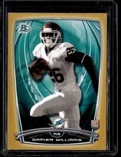 2014 Bowman Rookies Gold Damien Williams /399 Miami Dolphins #68