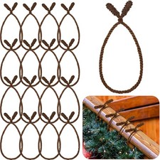 16pcs 20" Christmas Garland Ties Reusable Twist Ties for Holiday Decor
