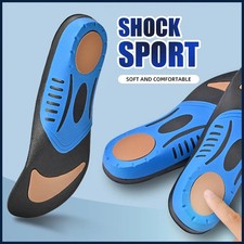 1 Pair Arch Support Insoles Shock-Absorbing Cushioned Sports Insoles Orthotic