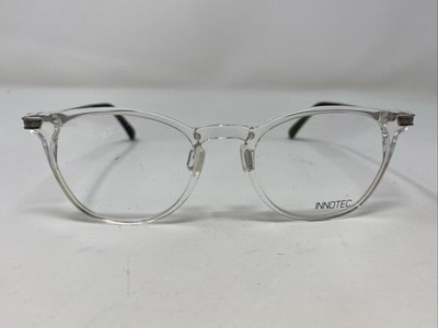 INNOTEC Japan WARD 5861 50-20-145 Crystal/Gunmetal Full Rim Eyeglasses Frame W80