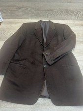 Giorgio Armani Men's Brown 100 Cashmere Blazer/Sport Coat ITALY - US 46/EU 56