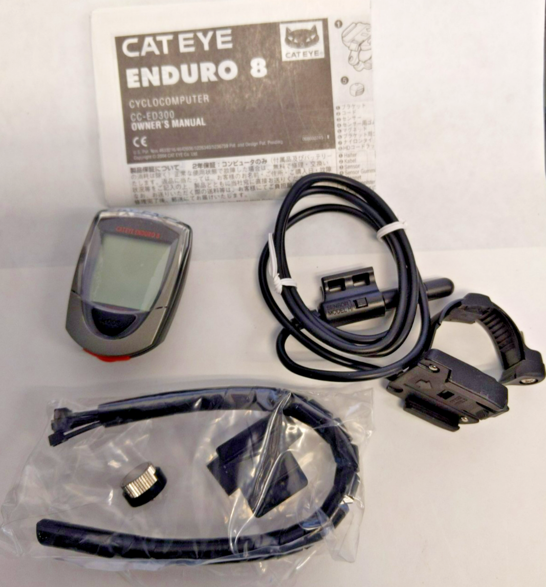 SALE! Cat Eye Enduro 8 Cyclocomputer w/Heavy Duty Wire 8 Functions