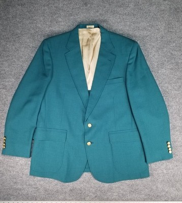 andhurst blazer Jacket Sport Coat Teal Turquoise 46