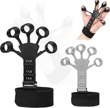2Pcs the Gripster Wrist Exerciser Strengthener Finger Extension Exerciser Finger
