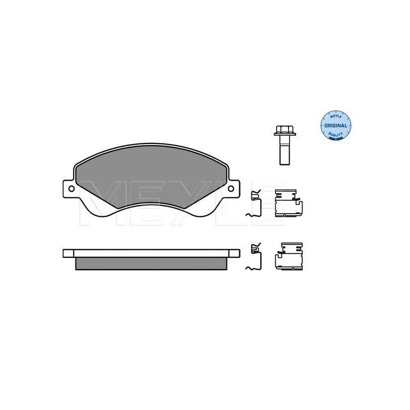 MEYLE 025 244 8518/W Plaquettes de frein avant pour Ford Transit