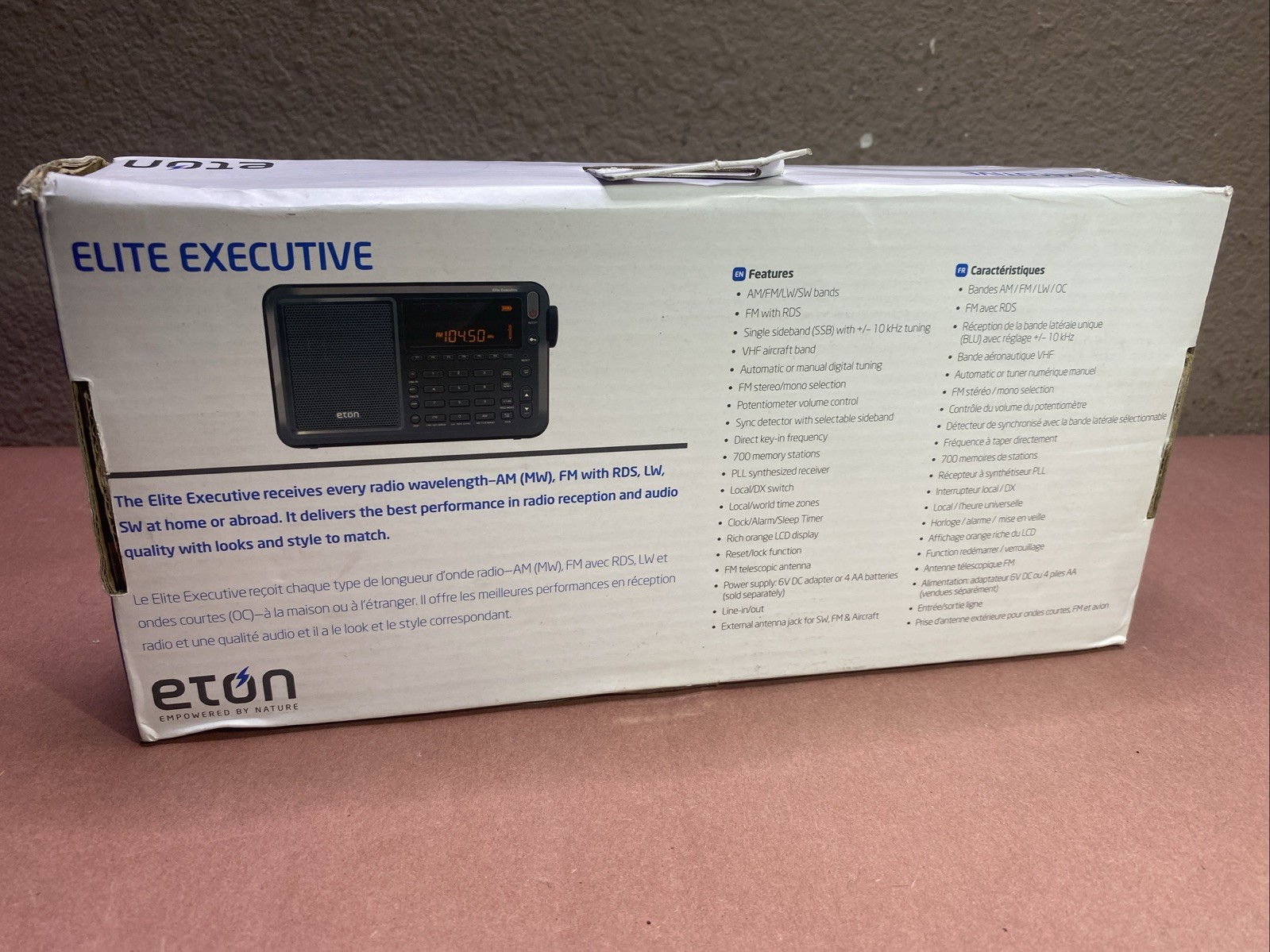 Etón NELITEEXECUTIVE Shortwave Satellite Radio, Brand new sealed, AM/FM/LW/SW - Thumbnail 4