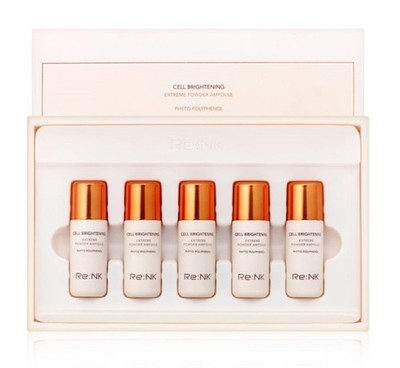 Re:NK Cell Brightening Extreme Powder Ampoule 4g x 5pcs Vitamin C K-Beauty Set