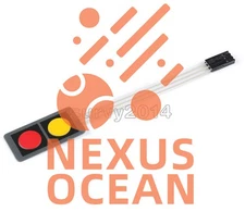 12V 1x2 2 Key Matrix Membrane Switch Keypad Keyboard 40x20x0.8mm