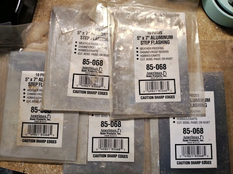 Amerimax Roofing Step Flashing Shingles Aluminum 5" x 7" 85068 1 Pack Of 10