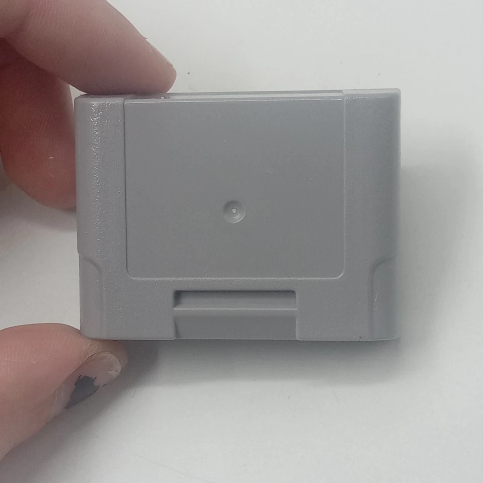 Paquete de mandos Nintendo 64 NUS-004 N64 con folleto de instrucciones sin probar Foto 4 de 4