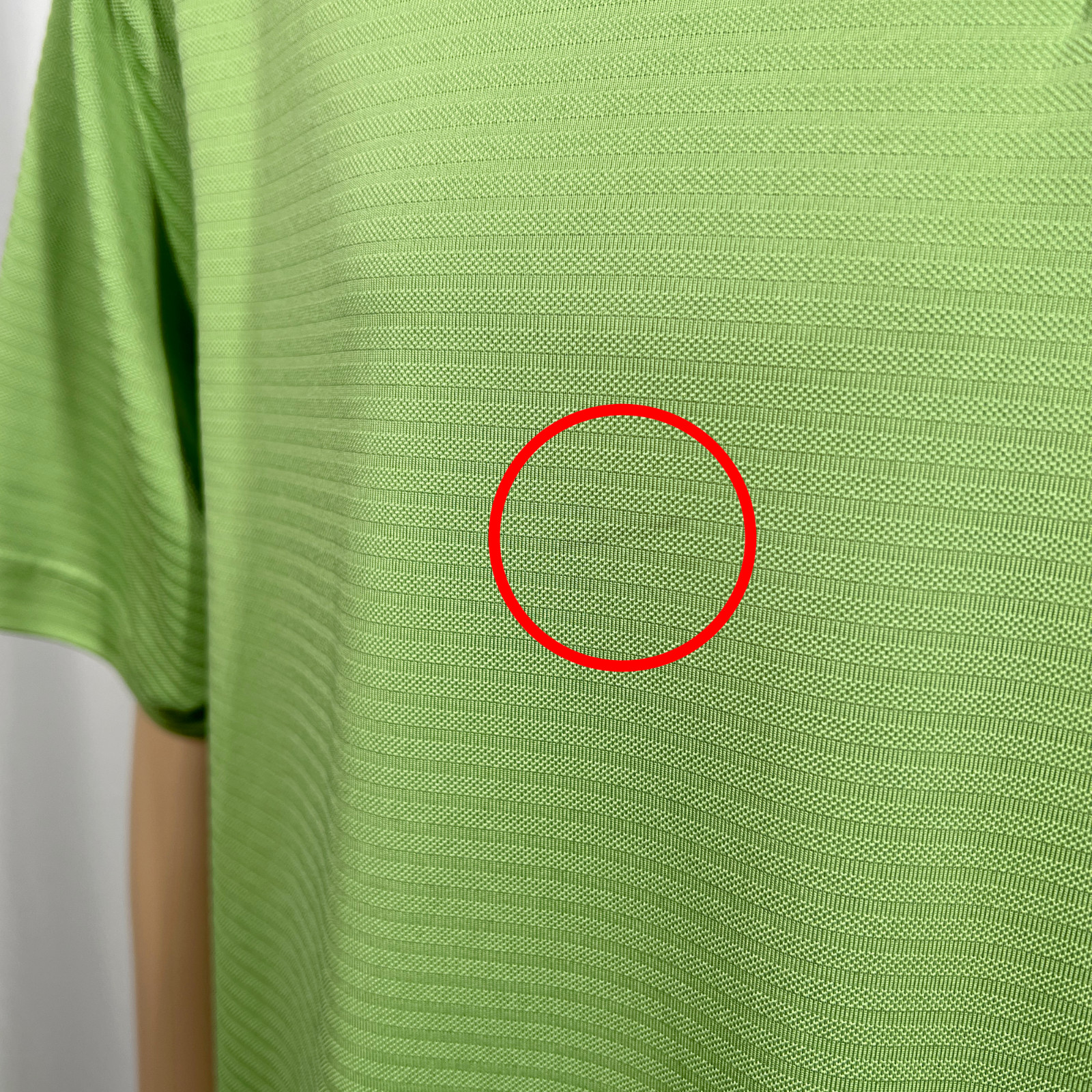 Adidas Men's Large Green Striped Climacool Short Sleeve Athletic Polo Shirt thumbnail 3