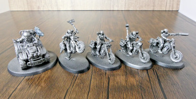 Warhammer 40k Genestealer Cults Atalan Jackals (Lot of 5) Fully Assembled Primed