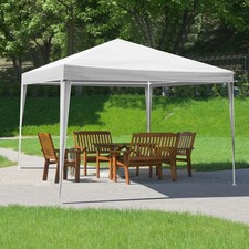 3x3m Gazebo Party Tent Marquee Waterproof Outdoor Garden Wedding Canopy White