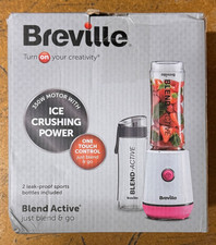 Image of Breville VBL248 Blend Active Personal Blender and Smoothie Maker - Pink BOXED