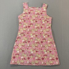 Vintage Lily Pulitzer Pink Floral Dress 90s Summer 17x32