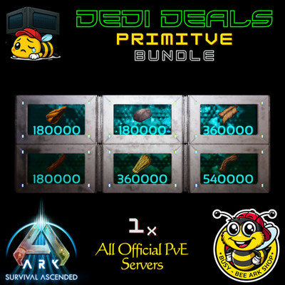 ARK-Survival-Ascended-PvE-Resources-DEDIS-Bundle-Deals-PC-XBOX-PS5-ASA-BusyBee