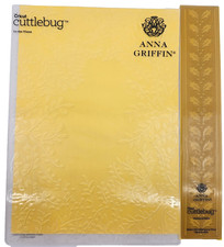 Anna Griffin Cuttlebug In The Vines 5" x 7" Embossing Folder and Border