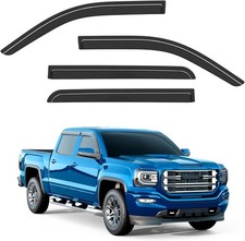 Out-Channel Window Rain Guards Fit for 2014-2018 Chevy Silverado/GMC Sierra 1500