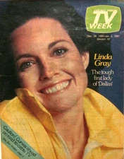 TV Week, Chicago Tribune, Dec 28, 1980 - Jan 3, 1981, Linda Gray in Dallas, NF