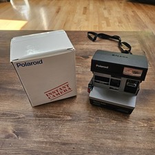 Polaroid Spirit 600 Instant Camera Black LMS Light Management Systen Tested Box