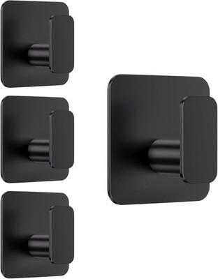 Heavy Duty Adhesive Hooks for Walls, Waterproof Rustproof Stainless Steel, 22lb