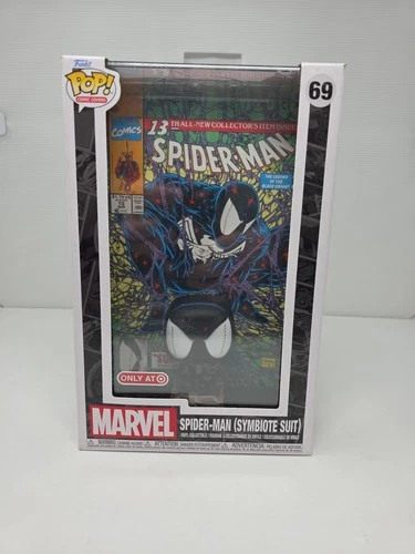 Funko Pop! Comic Book Cover with Case: Marvel - Spider-Man (Symbiote Suit) -...