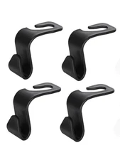 8 Total Car Seat Front Back Headrest Hooks Truck Coat Purse Bag Hanger Holder US