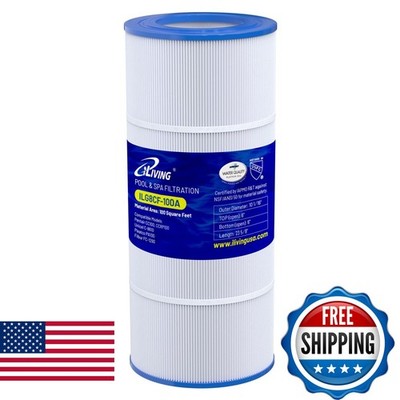 iLiving ILG8CF-100A Pool Filter Replacement for Pentair CC100 CCRP100 PAP100