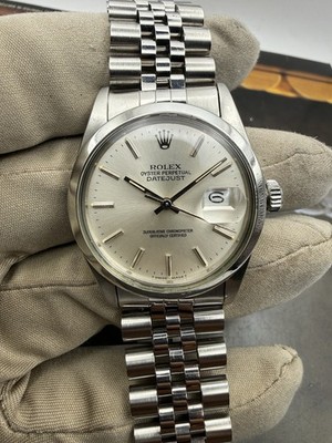 Rolex Datejust 16000 w Chevrolet Chevy Bowtie Logo Caseback Award Watch Vintage