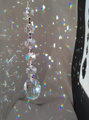 Suncatcher Feng Shui Geschenk Swarovski  RAR Glitzer Sonnenfänger Regenbogen