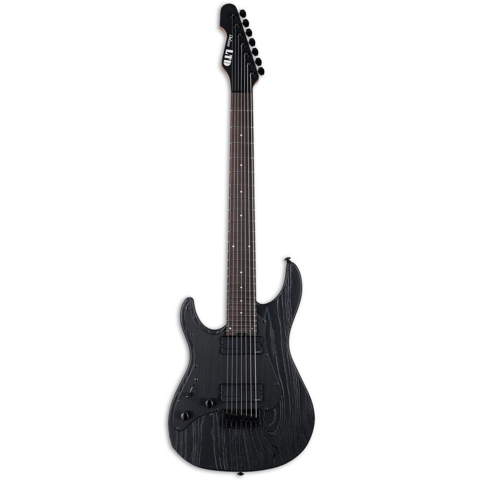 ESP LTD SN-1007HT Baritone Left Handed Electric Guitar, Black Blast - Image 2 of 4