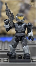 HALO MEGA BLOKS GRAY UNSC SPARTAN MARK V(B) MINI FIGURE MAF SERIES 7