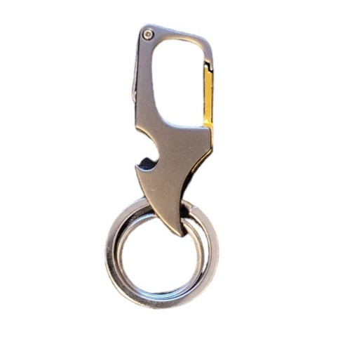 Keychain Mini Knife Bottle Opener Key Holder Key Ring - Picture 2 of 2