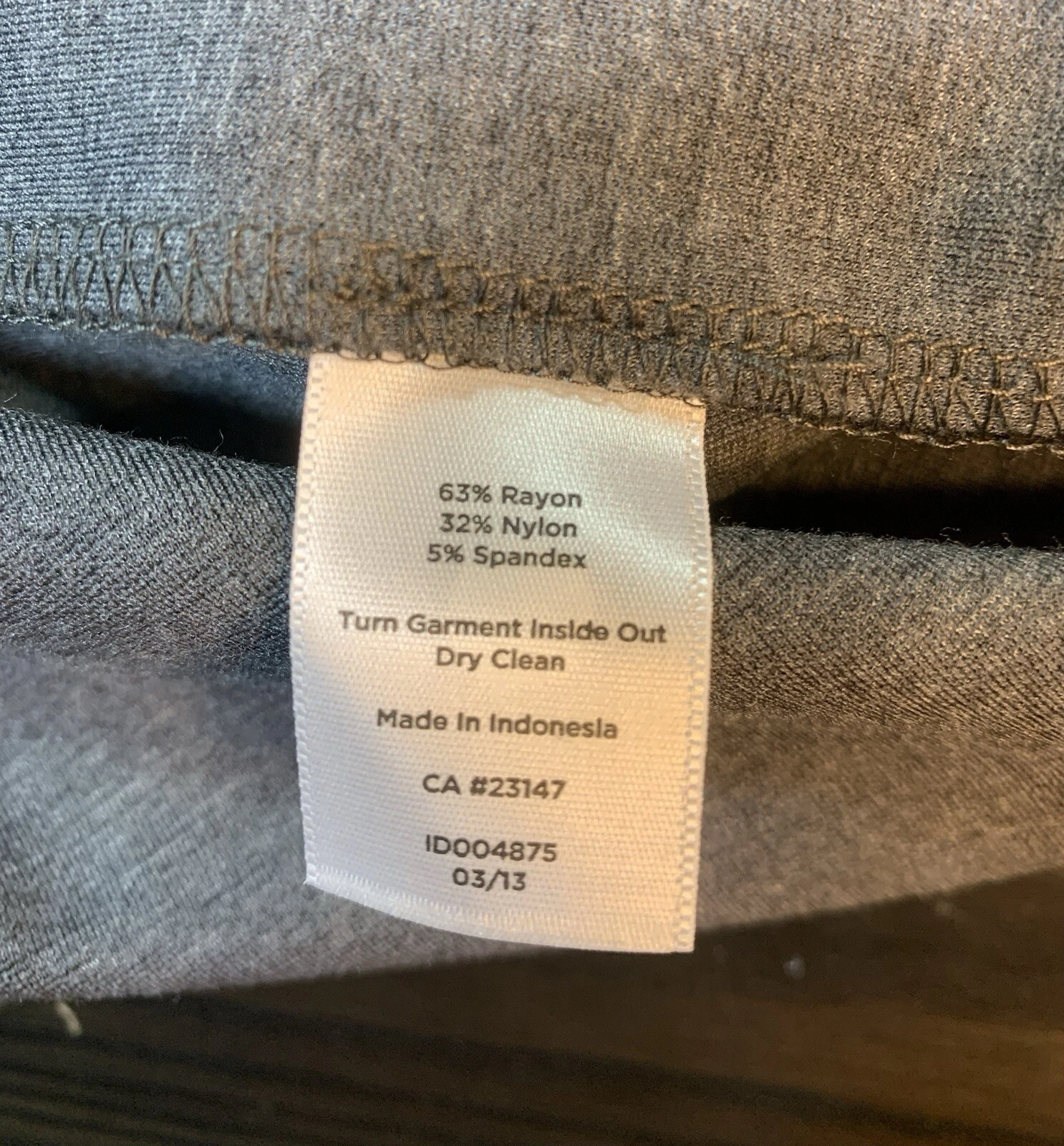 VETEMENTS Abito Talbots Ponte in maglia con cintura donna 12 preppy ufficio chiesa basic retrò grigio