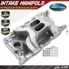 Small Block Dual Plane Intake Manifold for Chrysler LA 318 340 360 V8 5.2L 5.9L