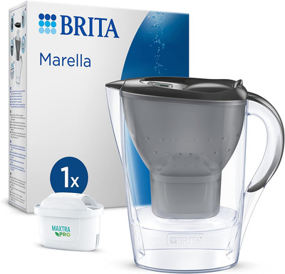 Wasserfilter-Kanne Marella Graphit (2,4L) Inkl. 1X MAXTRA PRO All-In-1 Kartusche