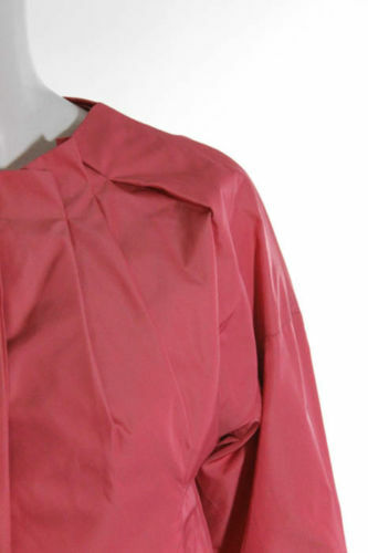 Schöne Designer LIDA BADAY Damen Rosa Tafetta Kurzjacke Größe 4 - Bild 4 von 5