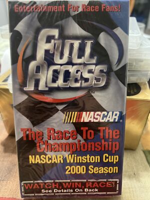 Nascar Racing Full Access Volume 2 Winston Cup 2000 VCR VHS Movie Brand NEW