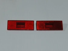 Fits 1970 Plymouth Road Runner GTX Rear Red Side Marker Lenses lens reflectors