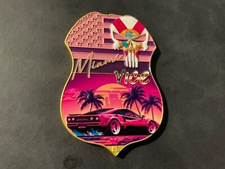 Miami Vice HSI ICE Challenge Coin