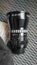 Cosmicar Vintage Television Lens 12.5mm F/1.9 C-mount Wide Angle Lens Bmpcc M4/3