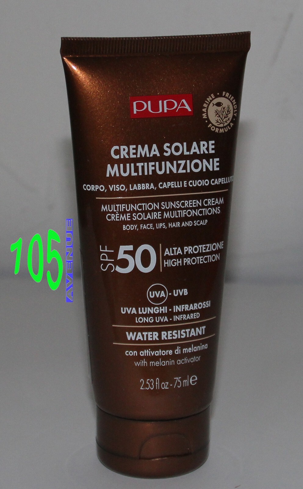 NEUF @@ PUPA Crème solaire multifonctions SPF50 -  75ml
