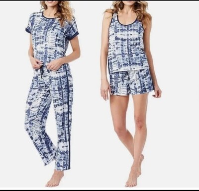 Lucky Brand Women's PC Sleepwear Pajama Set BLUE (winter