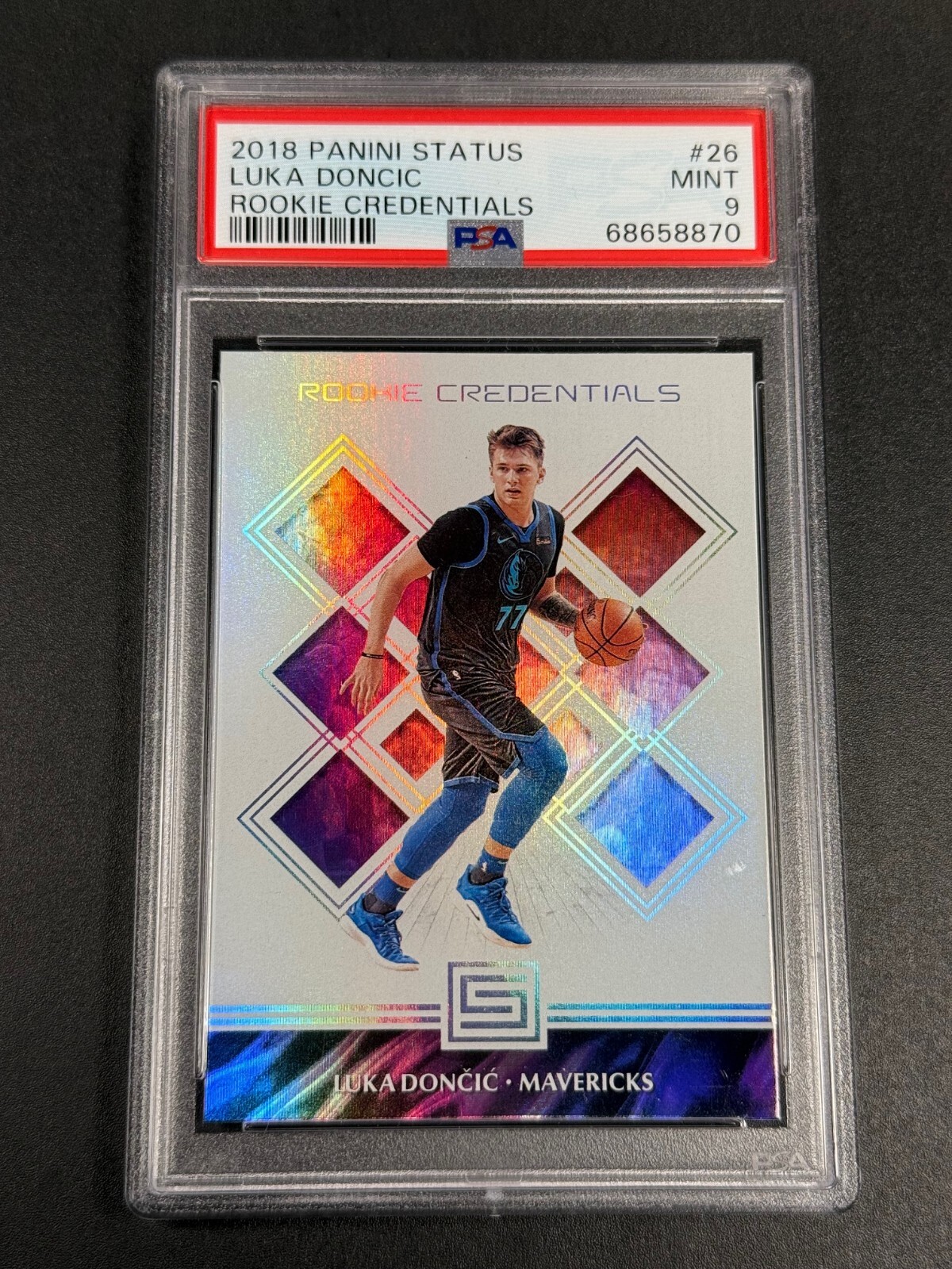 Luka Doncic 2018 Status #26 Rookie Credentials Price Guide