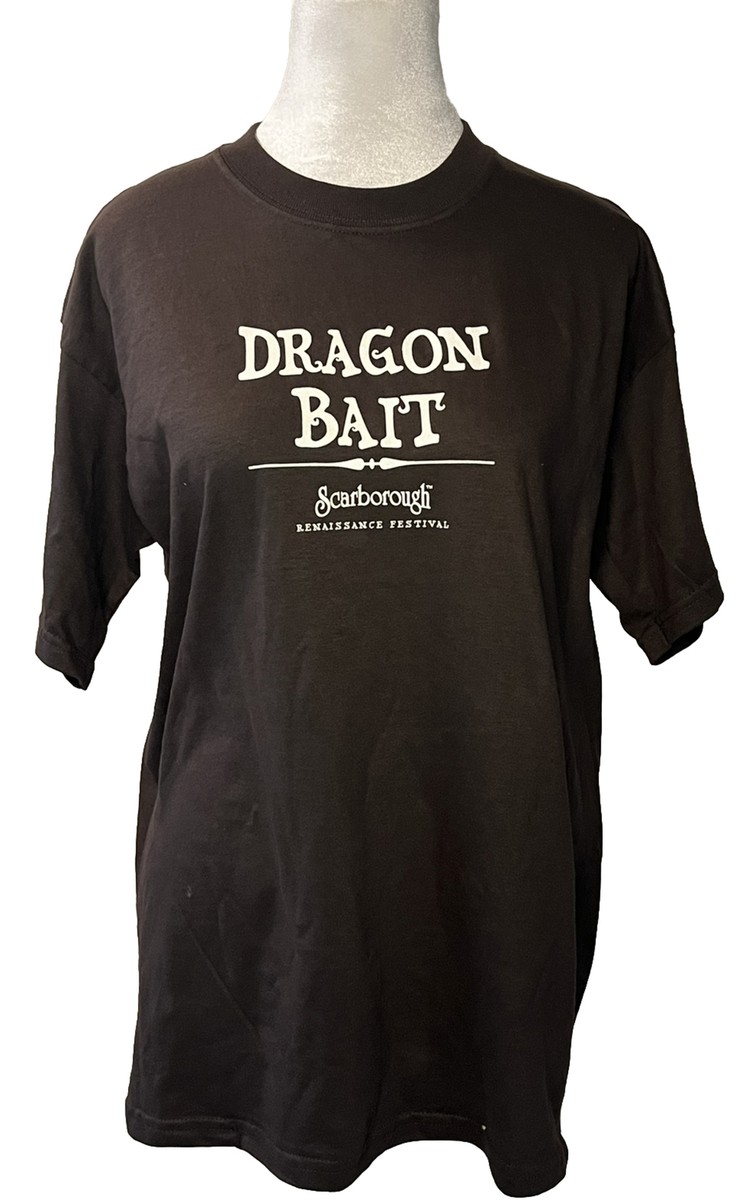DRAGON BAIT Brown T-shirt Youth XL Scarborough Renaissance