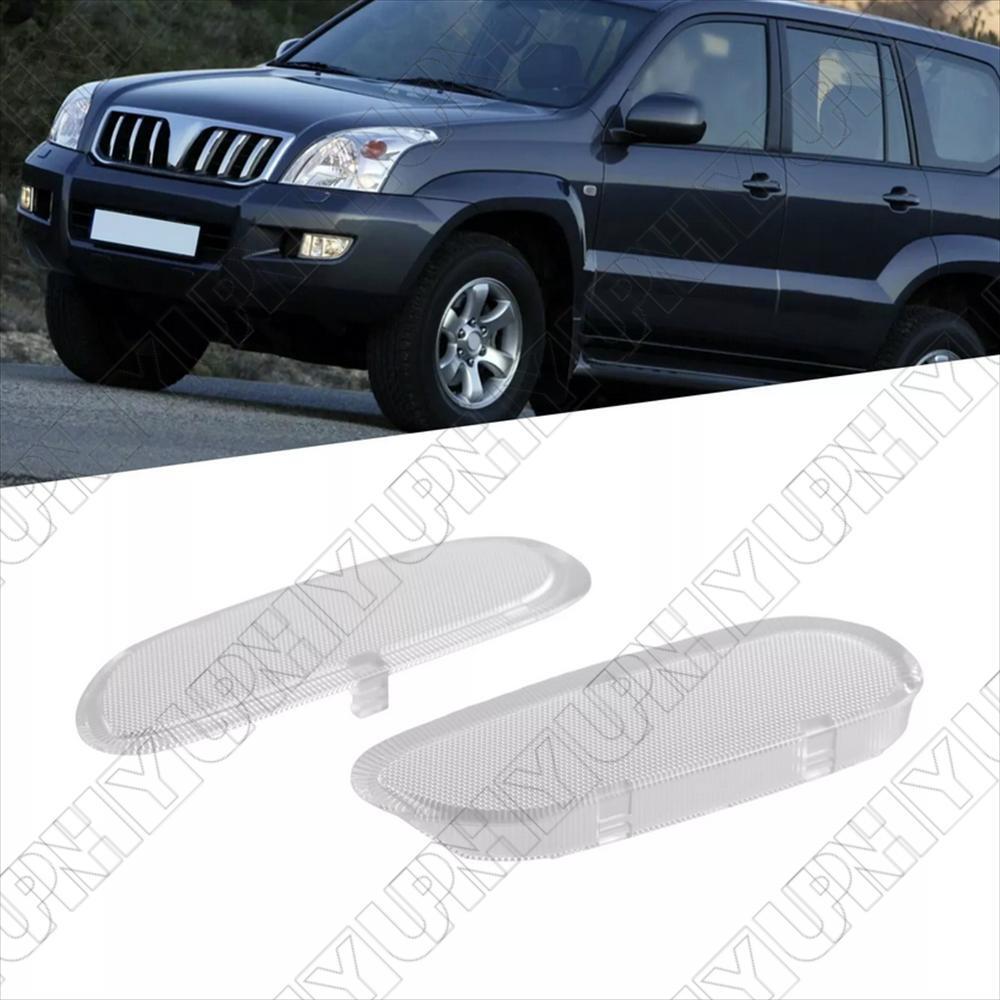1Pair Car Door Lamp Cover For Toyota Prado LC120 Land Cruiser LC100 81311-33010