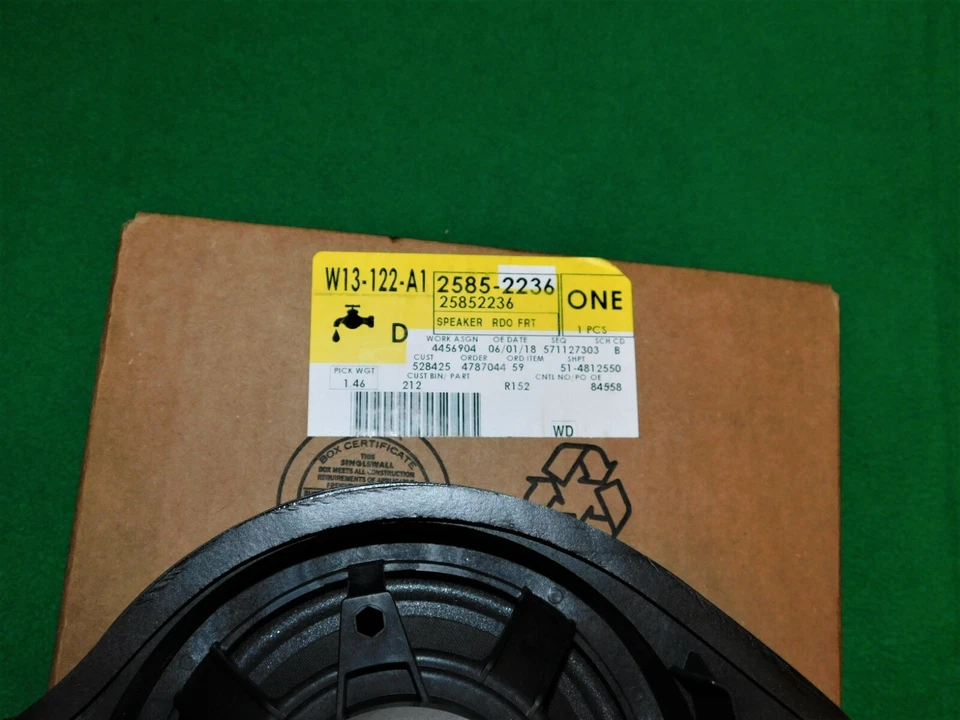 🔥 ALTAVOZ PUERTA DELANTERA SILVERADO SIERRA SUBURBAN TAHOE 2007-2013 NUEVO DE STOCK 25852236 UQ3 Foto 3 de 4